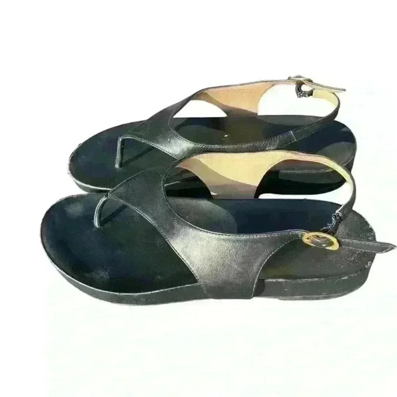 Stuart Weitzman Summer Thong Sandal Black Size 8B Retails $470 Made In Spain - Picture 2 of 8